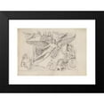 thumbnail image 2 of John Flaxman 18x14 Black Modern Framed Museum Art Print Titled - The Apotheosis of Antonius Pius and Faustina, Column of Pius, Piazza Montecitorio, Rome (1787), 2 of 5