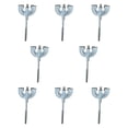 thumbnail image 4 of VONKY 8x Bass Drum Claws Wear Resistant Percussion Instrument Accessories Hardware Silver M6, 4 of 6