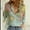 green, variant on DEBGFS 2023 Clearance 3D T Shirt Womens Linen World Map Printed T-Shirt Funny Long Sleeves Tops Graphic Button Down Blouse Tee,bblue,xxxl
