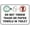 Warning Sign 1, variant on Do Not Throw Trash Paper Towels In Toilet Sign - 8"x12" Rust Free Aluminum Sign, UV Printed Decor for Home Bathroom