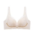 thumbnail image 2 of Nmnitkp Nursing Bras for Breastfeeding Seamless Maternity Bra Wireless Pregnancy Bras Comfort Sleep Bralette with Support,Breathable & Moisture-Absorbent Cotton Nursing Bras Beige,80, 2 of 4
