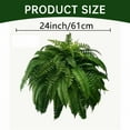 thumbnail image 3 of 24 Inch Fake Fern Lifelike Artificial Fern Branches 2025 New Artificial Ferns For Outdoors Large Ferns Artificial Plants Large Uv Resistant Artificial Outdoor Plants For & Home Decor Outdoor & Indoor, 3 of 9