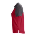 thumbnail image 6 of CORE365 CE112CW Women's Fusion ChromaSoft™ Colorblock Polo-Classic Red/ Carbon Heather-XS, 6 of 6