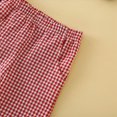 thumbnail image 6 of HCNTES Toddler Boy 4th of July Patriotic Clothes Set, Car Embroidered T-Shirt & Plaid Shorts 2Pcs Independence Day Outfits 6 12 18 24M 2T 3T, 6 of 6