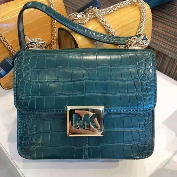 Michael Kors Sonia 35F1G6Ss1E Small Shldr Crossbody Bag Leather Racing Green