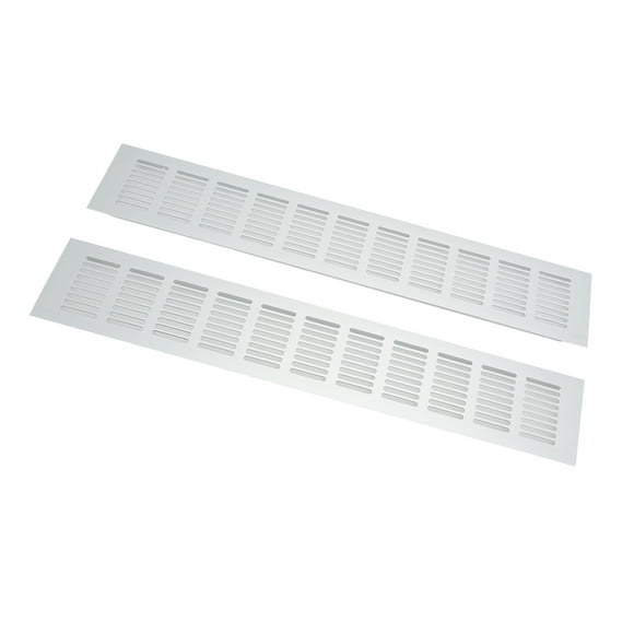 Rejilla de ventilación rectangular para gabinete, 2 piezas Rejilla de ventilación rectangular Rejilla de ventilación de aire Mejore su experiencia