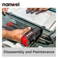 thumbnail image 2 of Nanwei Mini Cordless Impact Driver Kit Brushless Motor 1/4 Impact Driver, 2 of 12