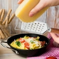 thumbnail image 3 of WORGEOUS Stainless Steel Cheese Grater 2Pcs Silver Efficient Grating Home Cooks, 3 of 7