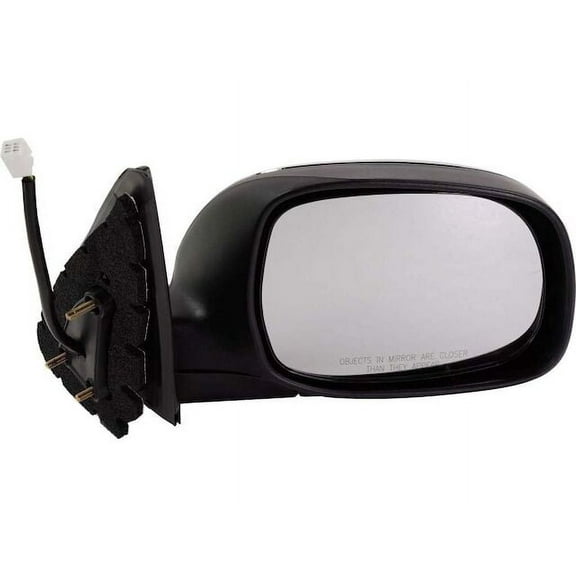 Right Passenger Side Power Mirror - Chrome - with Heated Glass - Compatible with 2003 - 2006 Toyota Tundra (Double Cab / SR5 Models) 2004 2005