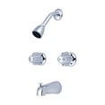 thumbnail image 1 of Central Brass 0997 Two Handle Tub & Shower Set - Polished Chrome, 1 of 3