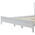 thumbnail image 7 of White King Bed Frame for Girls Boys, Pretty Platform Bed Frame with Headboard and Headboard, King Size Bed Frame Bedroom Furniture with Wood Slats Support, No Box Spring Needed, White, Q19508, 7 of 7