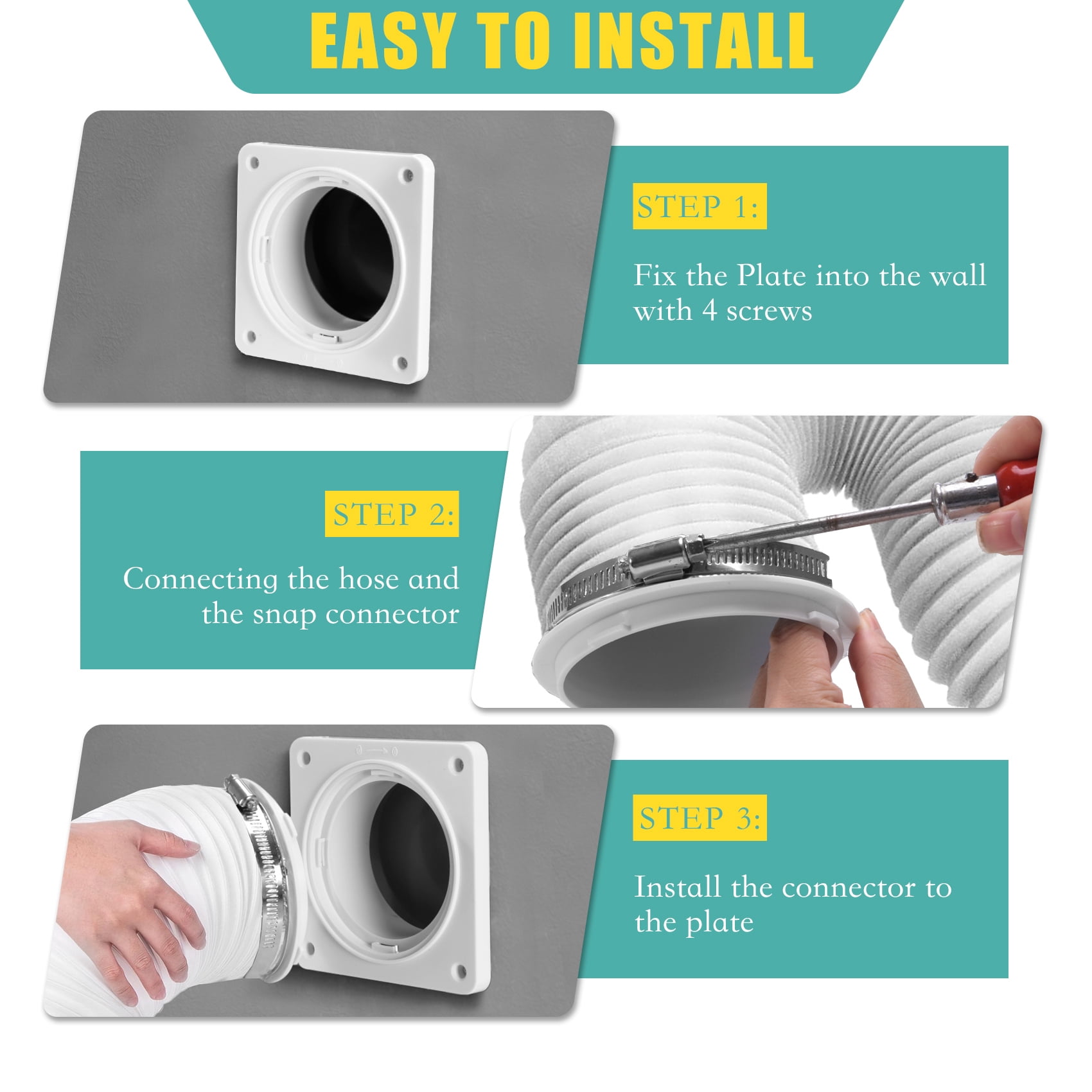 Tuoowo Dryer Vent Connector Kit
