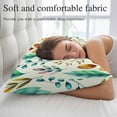thumbnail image 5 of Spring Botanical Throw Pillow Covers, Watercolor Leaves Floral Rustic Cream Soft Breathable Pillow Cases with Invisible Zipper for Sleeping, Toddler Pillowcases for Couch Bed Sofa Chair 12x20 Inches, 5 of 9