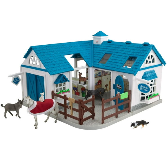 Breyer Stablemates Deluxe Animal Hospital 10 Piece Set - 1:32 Scale
