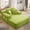 Matcha Green, variant on FFH 60" Chaise Lounge Chair Indoor, Convertible Sleeper Sofa Bed with Storage Pockets, Plush Corduroy Floor Lazy Sofa, Frameless Design, Beige