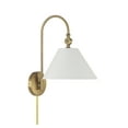 thumbnail image 3 of Trade Winds Marcus 1-Light Wall Sconce in Natural Brass, 3 of 6