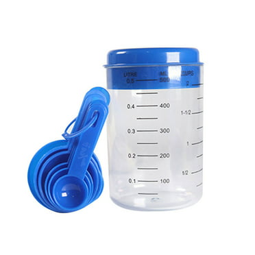 500ML Measuring Cup Measuring Spoon Measuring Spoon Environmentally Friendly PVC Plastic Baking 7-piece Combination Set