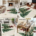 thumbnail image 5 of 5x8 Area Rugs for Living Room, Christmas Tree Non Slip Area Rugs for Kitchen Bedroom Entryway, Xmas Ball Winter Farmhouse Snowflake Washable Carpet Runner Rug Floor Mats for Bedroom Home Decor, 5 of 9
