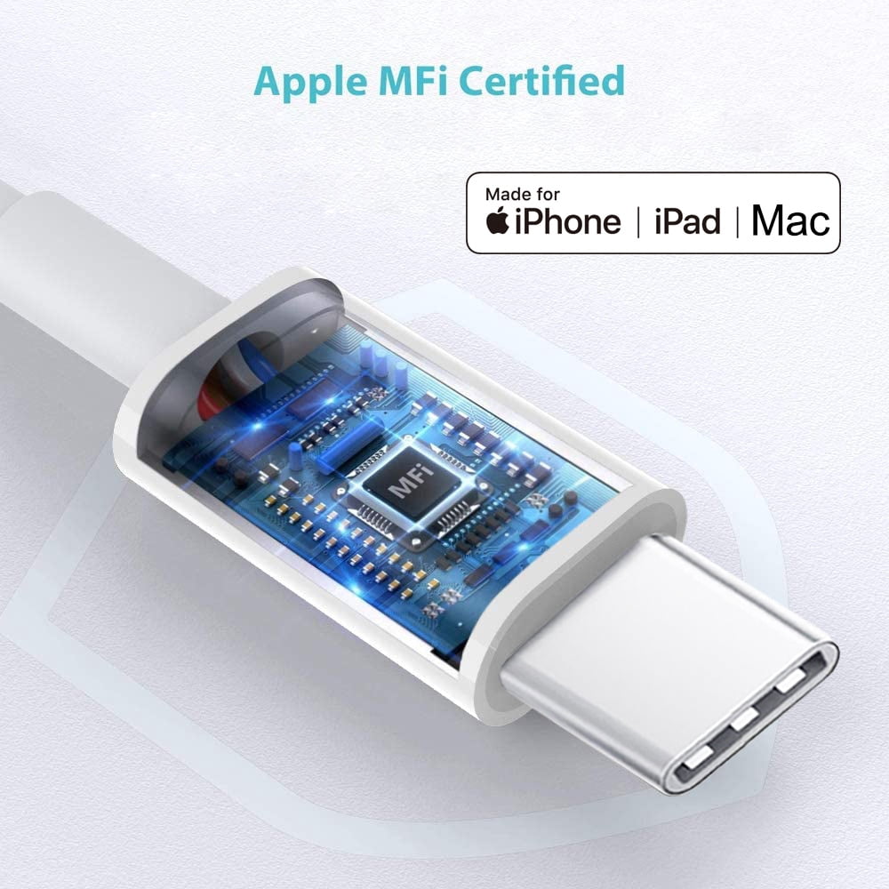 Apple USB C SD Card Reader for iPhone 15 16 17, MFi Certified Type C Memory Card Adapter High-Speed for MacBook Pro/Air, iMac, iPad, Supports SD/Micro SD/SDHC/SDXC/MMC, Plug and Play