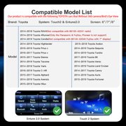 Wireless Carplay Android Auto interface adapter for Toyota Fortuner 2015-2019