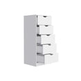 thumbnail image 5 of We Have Furniture Dresser Kamran, Five Drawer Narrows, White Finish, 5 of 7
