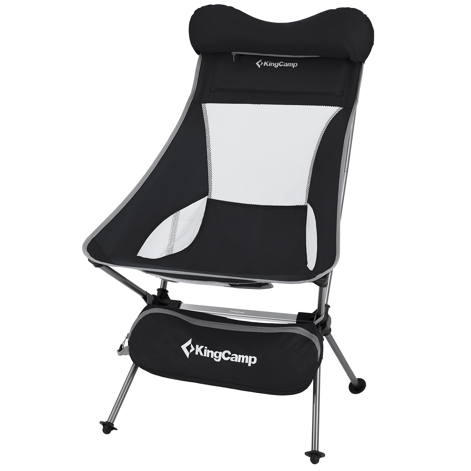 KingCamp Lightweight High Back Camping Chairs Extra Wide Folding Chairs