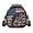 American Flag Bass Print, variant on Uourmeti American Flag Bass Print Lightweight Child Lunch Carrier, Polyester Insulated Kids Lunch Bag for Travel Picnic