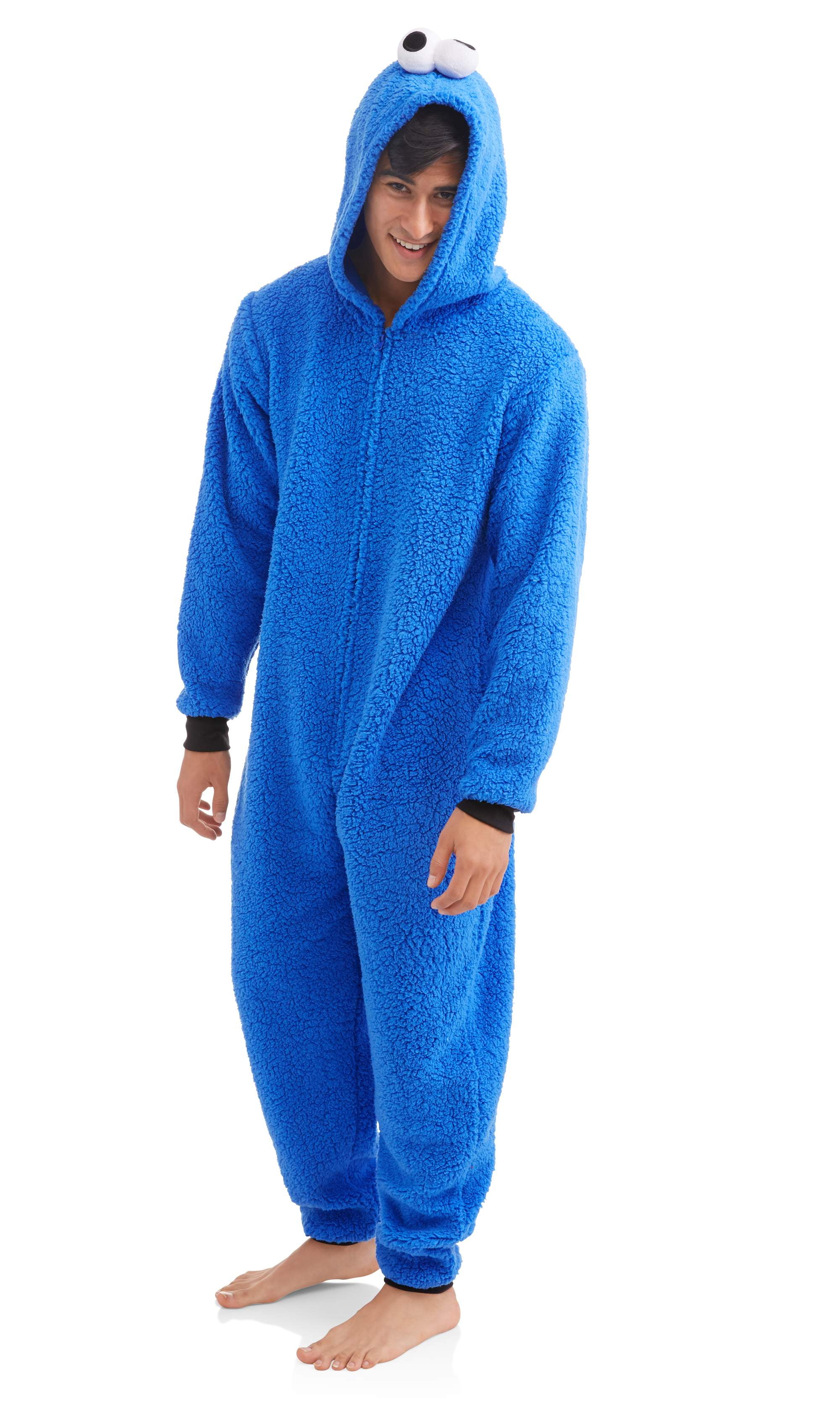 Cookie Monster Men's Onesie Union Suit