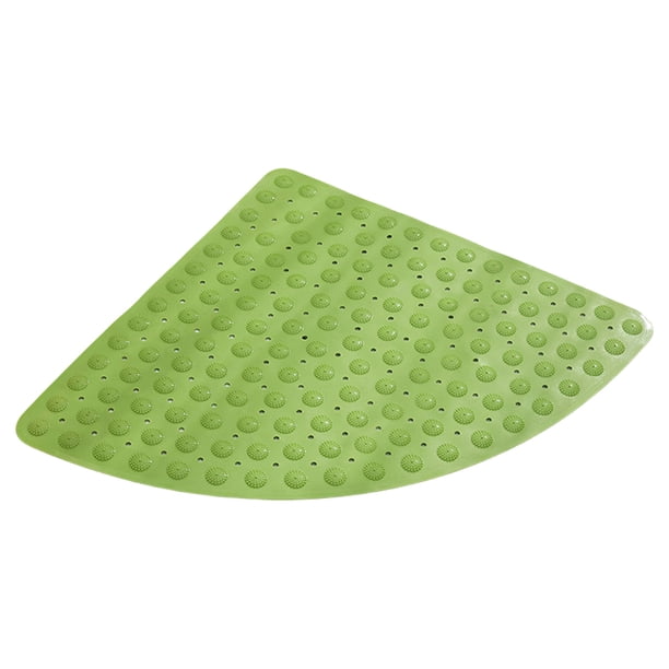 Yhmxh Alfombrillas de baño para baño Alfombrilla de baño en forma de abanico, antideslizante, con textura de masaje, resistente al agua y al agua, ideal para la seguridad de la bañera.