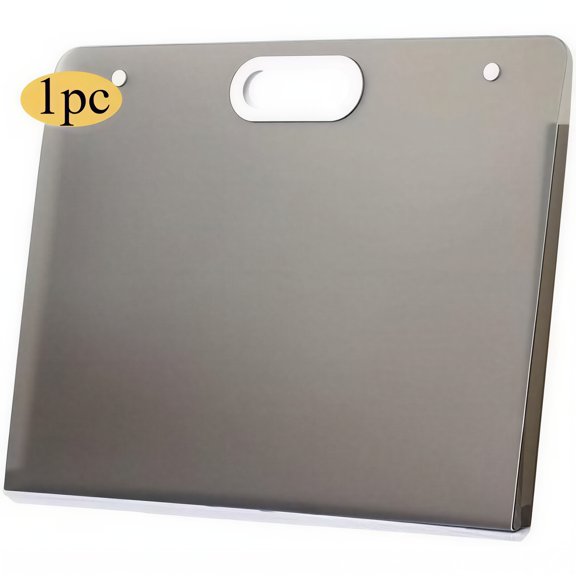 Waterproof Art Portfolio Case with Handle, Durable Plastic Storage Folder for Poster, Sketchbook, Artwork, Large Drawing Pad
