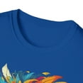 thumbnail image 3 of Woman Unisex Softstyle T-Shirt Native American Boho Hippie Chic Festival, 3 of 3