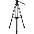 thumbnail image 3 of E-Image GA752T 3-Section Aluminum Tripod with GH06 Video Head and Mid-Level Spreader, Black, 3 of 10