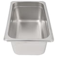thumbnail image 4 of Winco SPJH-404 Quarter Size Steam Pan, Stainless, 4 of 5