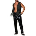 thumbnail image 2 of INSPIRE CHIC Men's Vests Tassel Fringe Retro Open Front Sleeveless Outerwear Vests M Black, 2 of 6