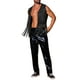 thumbnail image 2 of INSPIRE CHIC Chalecos para hombres con flecos y borlas, estilo retro, sin mangas, abiertos, color negro, 2 of 6