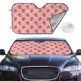 thumbnail image 2 of Haiem Strawberries Car Windshield Sun Shade - Blocks UV Rays Sun Visor Protector, Sunshade to Keep Your Vehicle Cool, Universal Fit SUV Van Sedan-Medium, 2 of 7