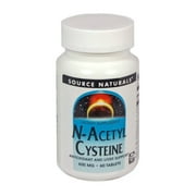 Source Naturals N-Acetyl Cysteine Antioxidant Support 600 mg Dietary Supplement That Supports Respiratory Health* - 60 Tablets