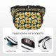 thumbnail image 5 of Fotbe Sunflowers Cangurera Cuadrada con Estampado de Doble Capa, Bolsa de Cintura Ajustable Mini para Hombres y Mujeres, 5 of 9