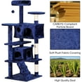 thumbnail image 4 of LINJH 54 in Cat Tree Tower for Indoor Cats Multi-Level Cat Condo Cat Bed Furniture with Scratching Post Kittens Activity Center, 4 of 10