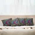 thumbnail image 3 of Ambesonne Colorful Throw Pillow Cover 4 Pack, Mosaic Unicorn, 16", Multicolor, 3 of 6