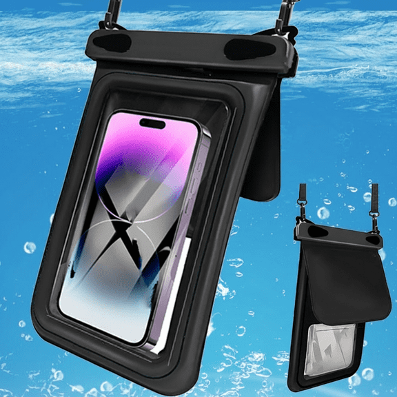 DIDADI Floating Waterproof Phone Pouch Case, Cellphone Dry Bag Cover for Beach Swimming