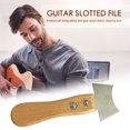 thumbnail image 4 of sierra de guitarra Ranura de la hoja de sierra Orificio ranurado Tuerca de guitarra Lima de sillín Cuerda Limpieza de ranura de sillín FLhrweasw Nuevo, 4 of 9
