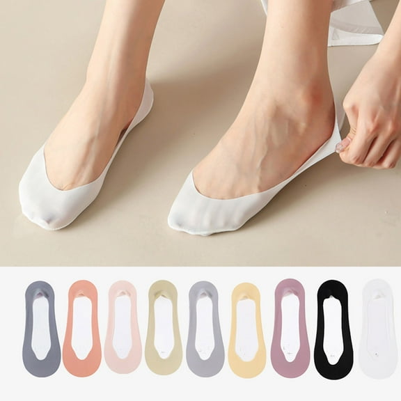 prucolt Womens No Show Socks Non Slip Liner Socks Breathable Thin Socks Invisible Low Cut Sock for Flats