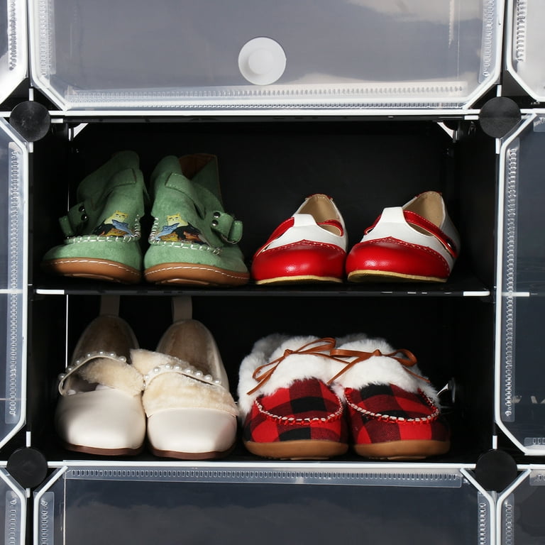 Shoe Rack Space Shoe Cabinet Dustproof Large DIY Shoes Organizer