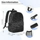 thumbnail image 5 of Easygdp Black And White Dotted Mochila Ligera de 15 Pulgadas para Estudiantes, Mochila Cómoda para la Escuela y Viajes, Correas Ajustables, 5 of 6