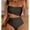 Black, variant on Bikinis for Women One Piece Single Shoulder Lace up Sexy Backless Cover with High Elasticity Swimsuit Chest Cushion No Steel Support Sexy Swimwear