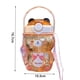thumbnail image 3 of Vaso de agua de 800 ml, hervidor deportivo de gato lindo con botella de agua de pajita (rosa), 3 of 7
