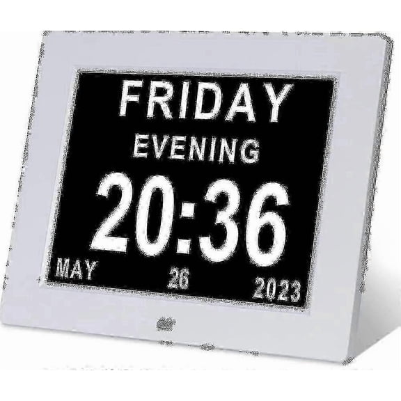 Dementia Clock Alzheimers Clock Large Digital Calendar Clock For Seniors,clock With Day And Date F