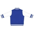 thumbnail image 2 of Creative Knitwear Long Sleeve Varsity Jacket for Infant and Toddler Boy's and Girl's, Royal and White, 24 Months, 2 of 3