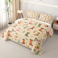 thumbnail image 3 of Erosebridal Cowgirl Cowboy Bed Spread Queen for Boys Girls, Western Cactus Queen Coverlet Set, 3pcs, 3 of 7